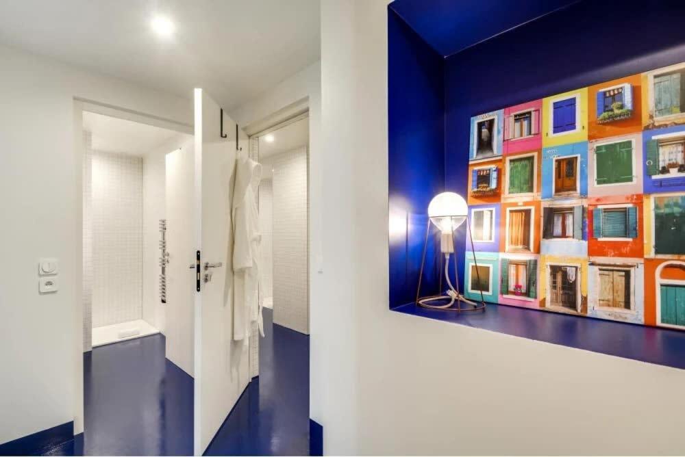 Modern & Colourful 3Bd For 9 Guests In Le Marais! Appartement Parijs Buitenkant foto